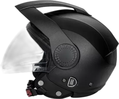 STUDDS Suburban Black Half Face Helmet