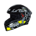 STUDDS Thunder Bluetooth Cr D10 Grey N Full Face Helmet