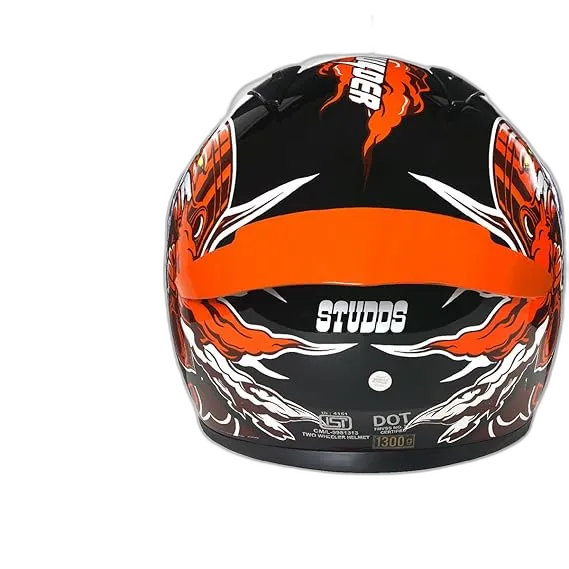 STUDDS Thunder D10 Black N10 Full Face Helmet