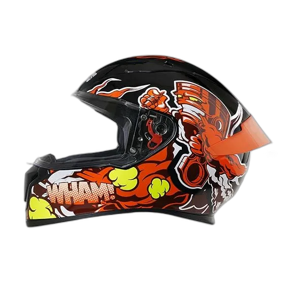 STUDDS Thunder D10 Black N10 Full Face Helmet