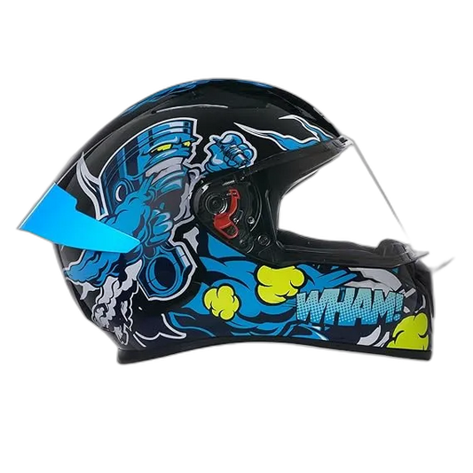 STUDDS Thunder D10 Black N1 Full Face Helmet