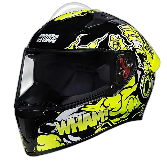 STUDDS Thunder D10 Black N5 Full Face Helmet