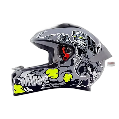 STUDDS Thunder D10 Grey N4 Full Face Helmet
