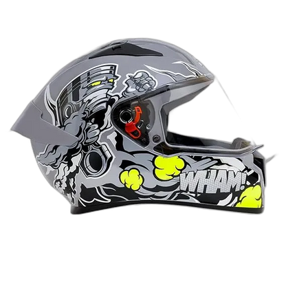 STUDDS Thunder D10 Grey N4 Full Face Helmet