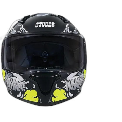 STUDDS Thunder D10 Matt Black N4 Full Face Helmet