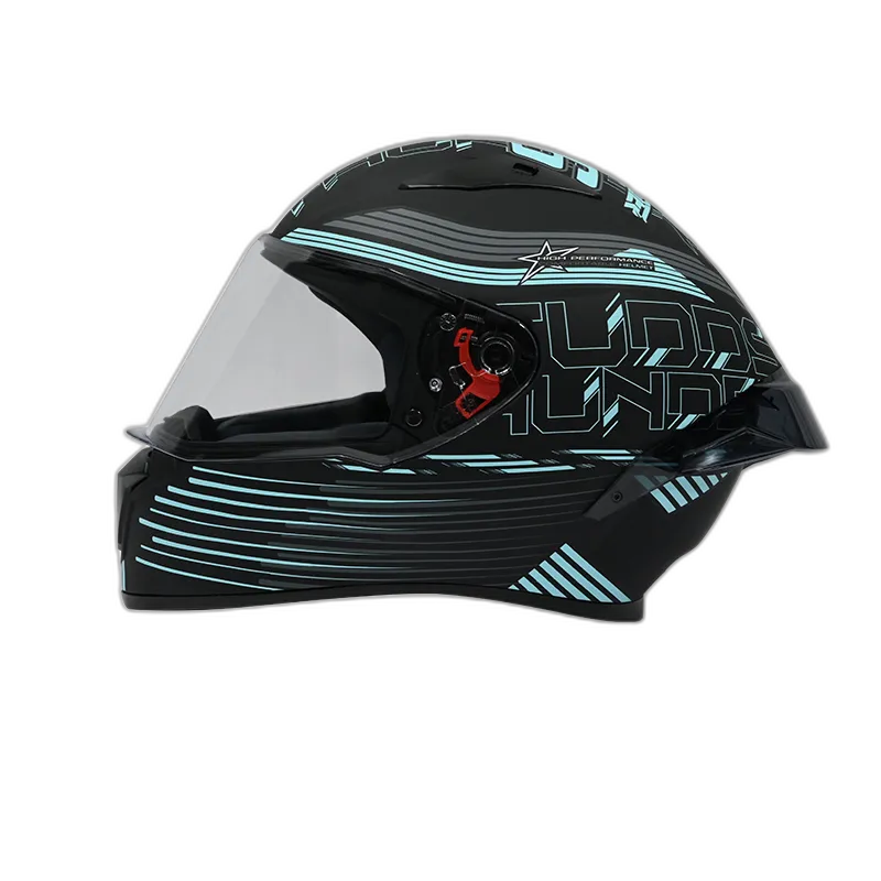 STUDDS Thunder D10 Matt Blue N1 Full Face Helmet