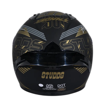 STUDDS Thunder D10 Matt Red N2 Full Face Helmet