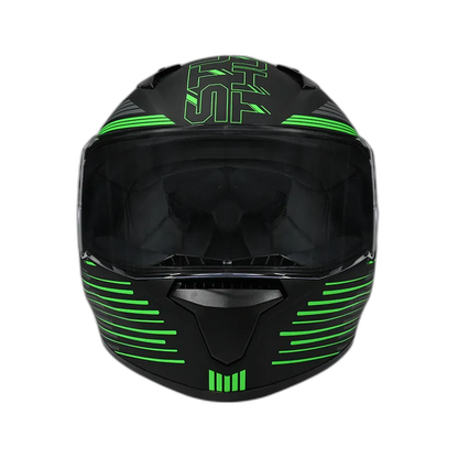 STUDDS Thunder D10 Matt White N1 Full Face Helmet