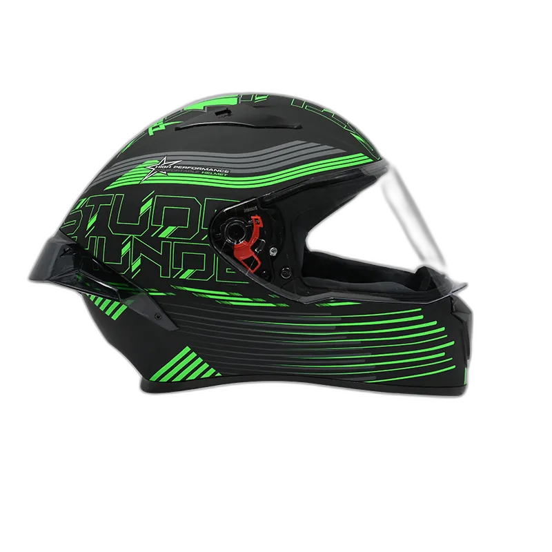 STUDDS Thunder D10 Matt White N1 Full Face Helmet