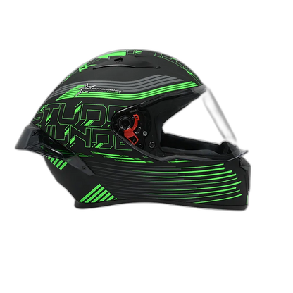 STUDDS Thunder D10 Matt White N1 Full Face Helmet