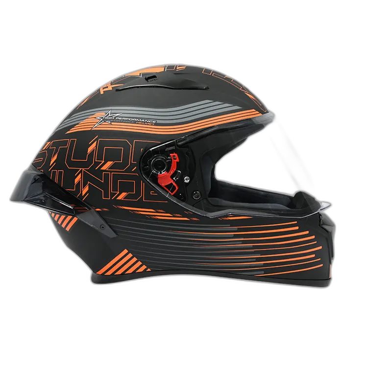 STUDDS Thunder D10 Matt White N5 Full Face Helmet