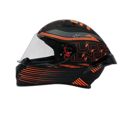 STUDDS Thunder D10 Matt White N5 Full Face Helmet