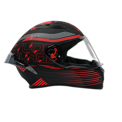STUDDS Thunder D10 Matt White N6 Full Face Helmet