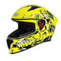 STUDDS Thunder D10 Yellow N5 Full Face Helmet