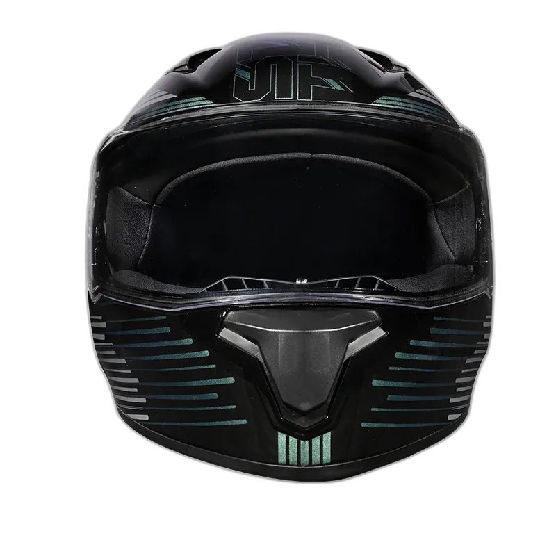 STUDDS Thunder D11 Black Chameelon N1 Blue Full Face Helmet