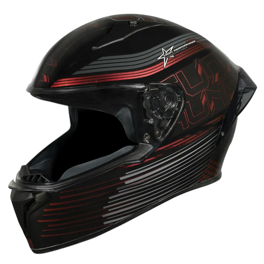 STUDDS Thunder D11 Lava Red N2 Full Face Helmet