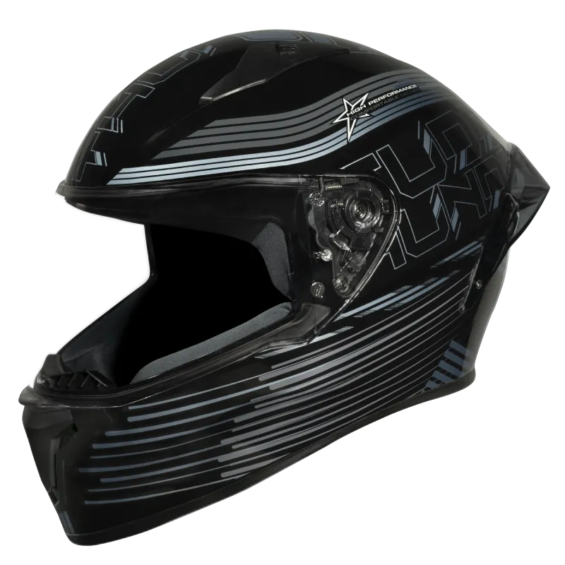 STUDDS Thunder D11 Livid Grey N4 Full Face Helmet