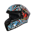 STUDDS Thunder D12 Bk Blue N2 Full Face Helmet