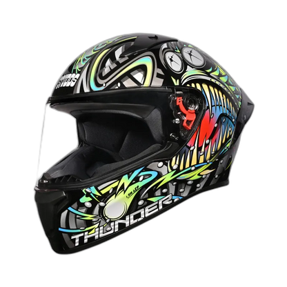 STUDDS Thunder D12 Black Gry N1 Full Face Helmet