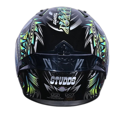 STUDDS Thunder D12 Black Gry N1 Full Face Helmet