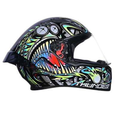 STUDDS Thunder D12 Black Gry N1 Full Face Helmet
