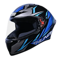 STUDDS Thunder D1 Lightvolt Black N1 Full Face Helmet