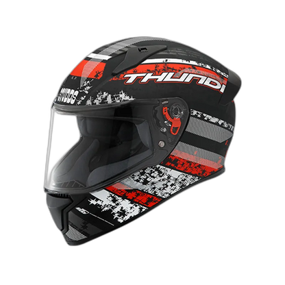 STUDDS Thunder D1 Matt Black N2 Full Face Helmet