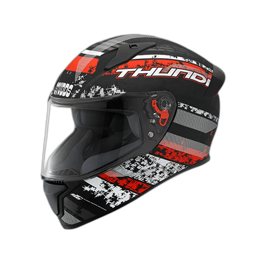 STUDDS Thunder D1 Matt Black N2 Full Face Helmet