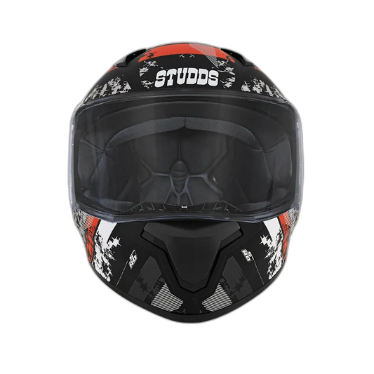 STUDDS Thunder D1 Matt Black N2 Full Face Helmet