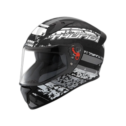 STUDDS Thunder D1 Matt Black N4 Full Face Helmet
