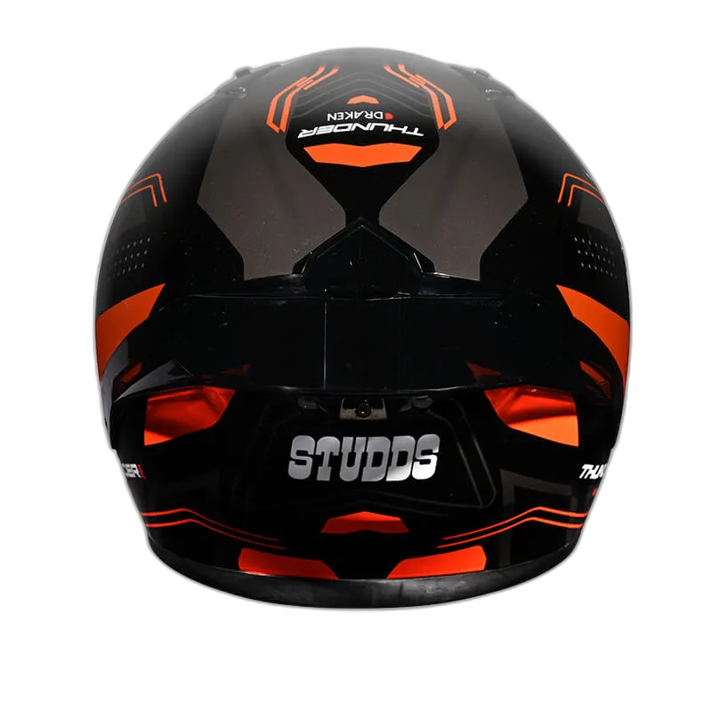 STUDDS Thunder D2 Drakan Black N10 Full Face Helmet