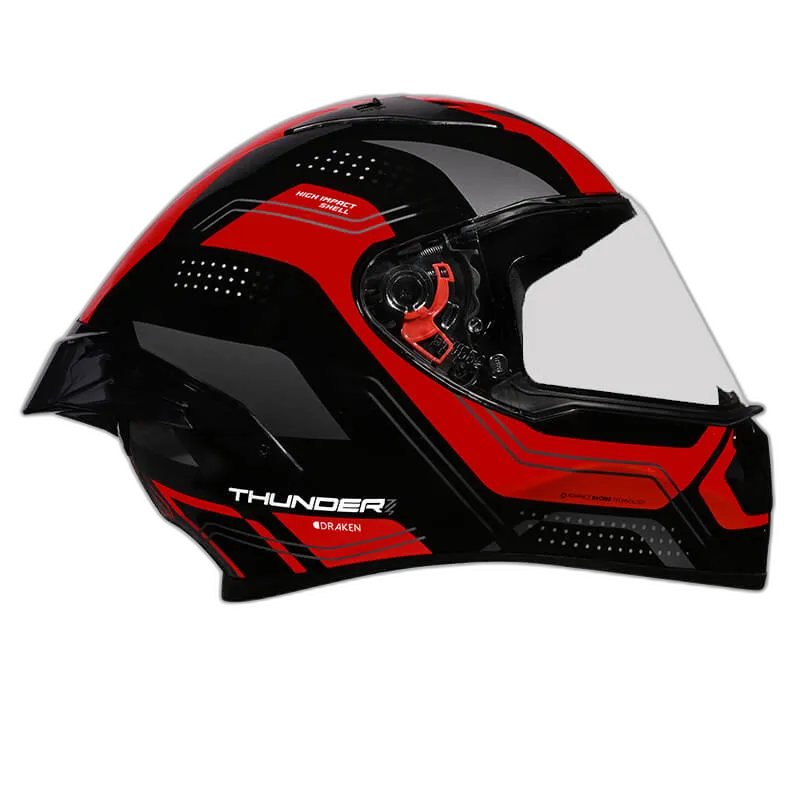 STUDDS Thunder D2 Drakan Black N2 Full Face Helmet
