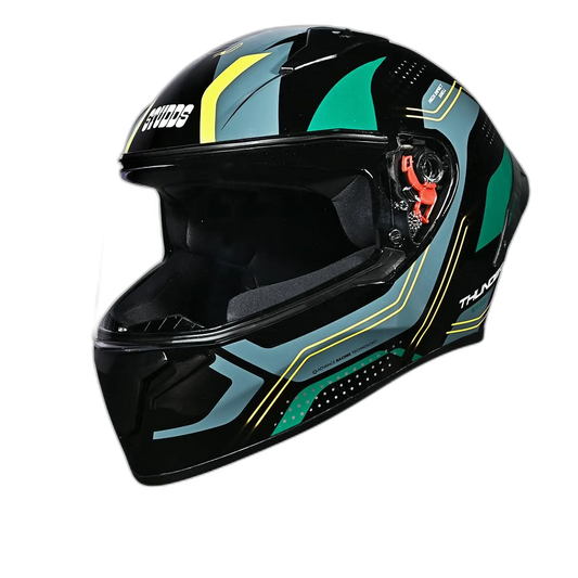 STUDDS Thunder D2 Draken Black Full Face Helmet