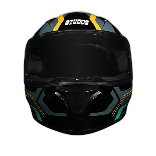 STUDDS Thunder D2 Draken Black N3 Full Face Helmet