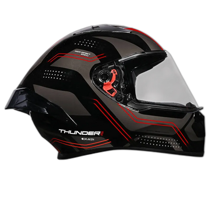 STUDDS Thunder D2 Draken Black N4 Full Face Helmet