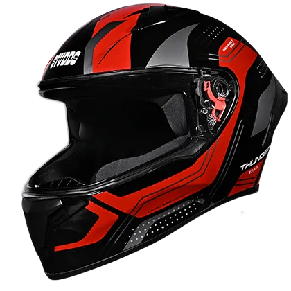 STUDDS Thunder D2 Drkan Black N2 Full Face Helmet