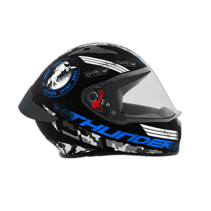 STUDDS Thunder D2 Matt Black N Full Face Helmet