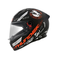 STUDDS Thunder D2 Matt Black N10 Full Face Helmet