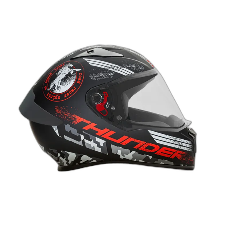 STUDDS Thunder D2 Matt Black N2 Full Face Helmet