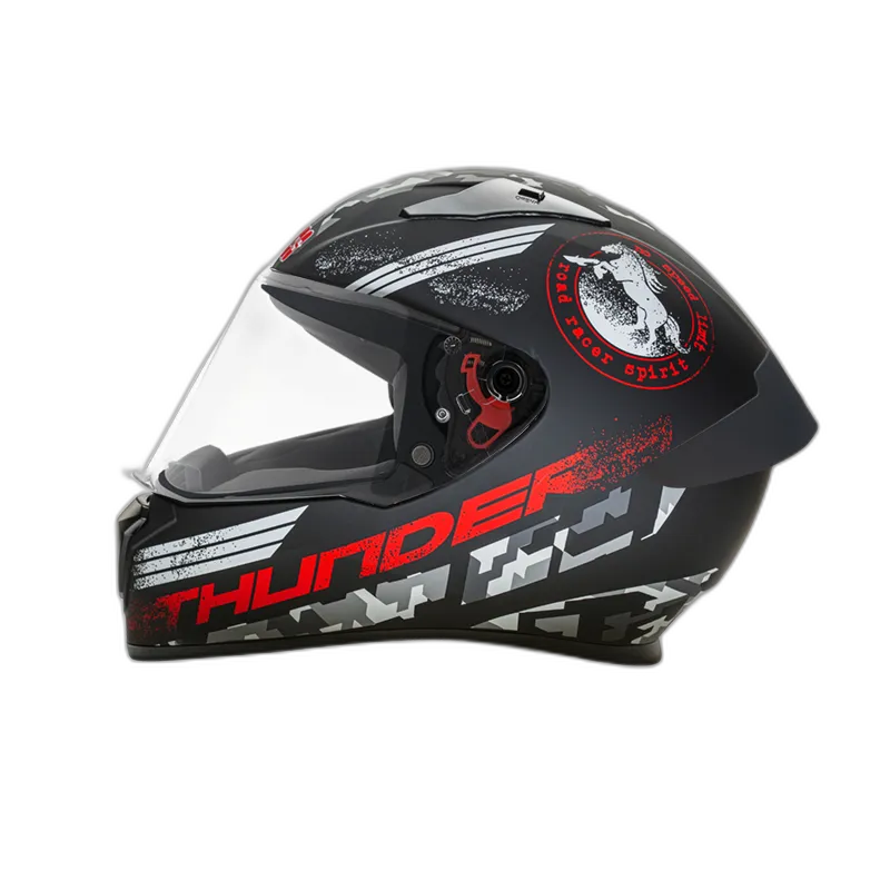 STUDDS Thunder D2 Matt Black N2 Full Face Helmet