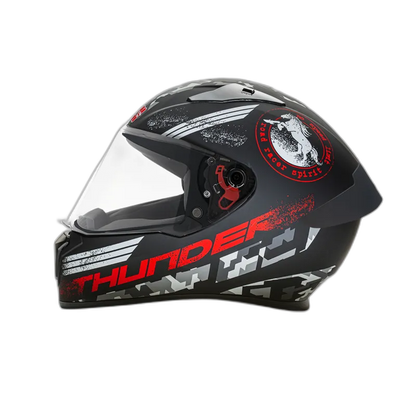 STUDDS Thunder D2 Matt Black N2 Full Face Helmet