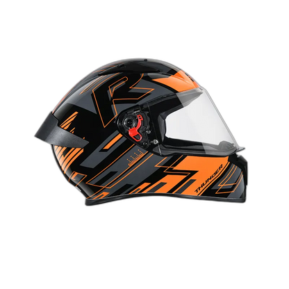 STUDDS Thunder D3 Black N10 Full Face Helmet