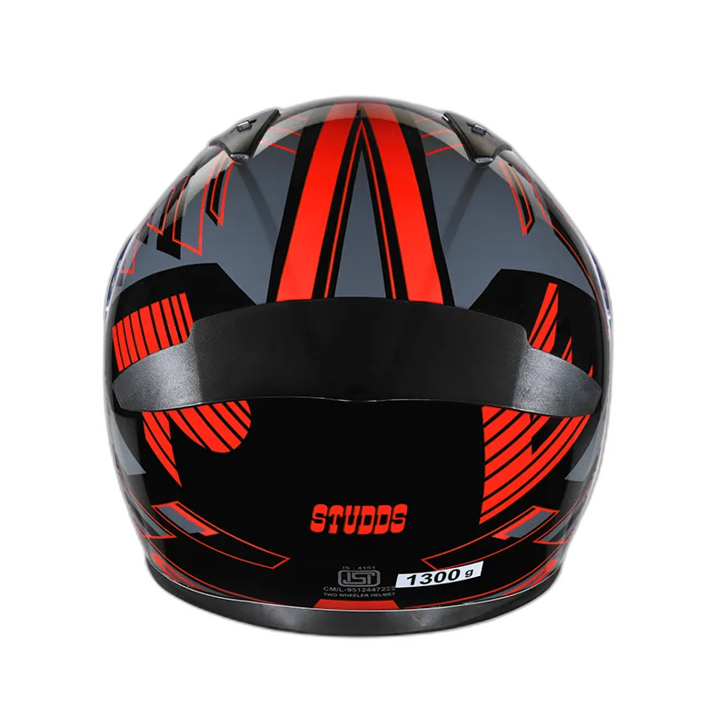 STUDDS Thunder D3 Black N2 Full Face Helmet