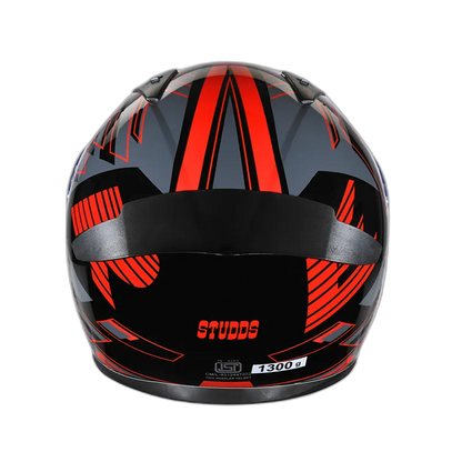 STUDDS Thunder D3 Black N2 Full Face Helmet