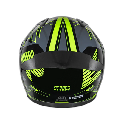 STUDDS Thunder D3 Black N5 Full Face Helmet