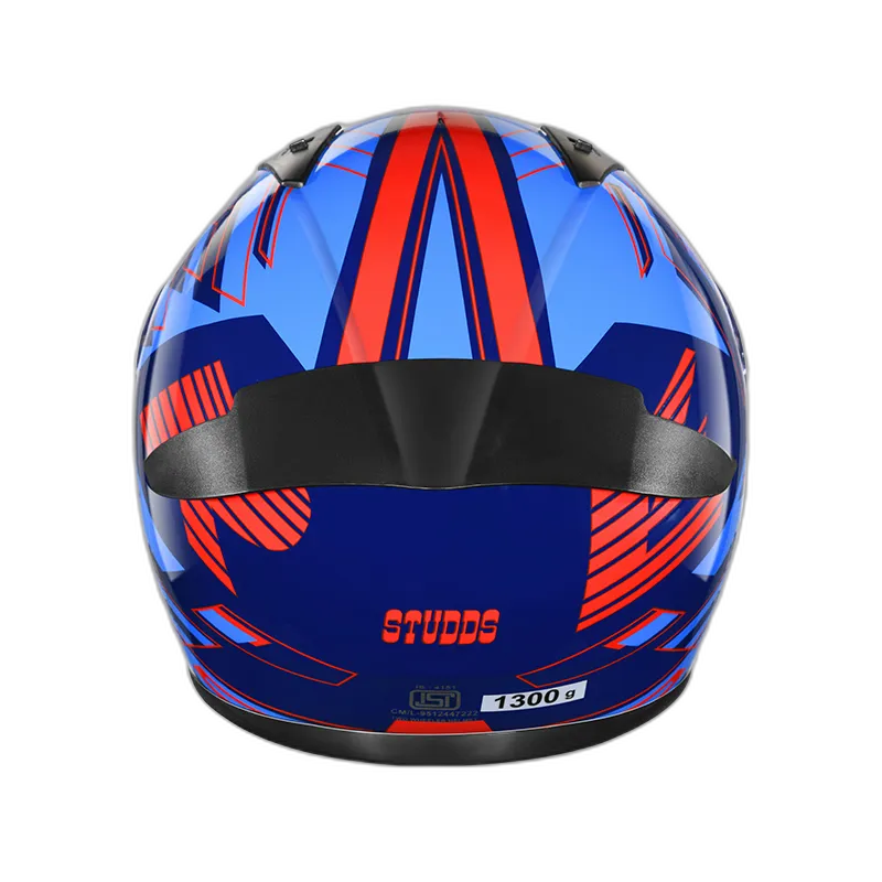 STUDDS Thunder D3 Blue N2 Full Face Helmet