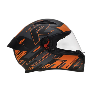 STUDDS Thunder D3 Matt Black N10 Full Face Helmet