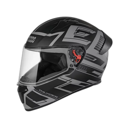 STUDDS Thunder D3 Matt Grey N9 Full Face Helmet