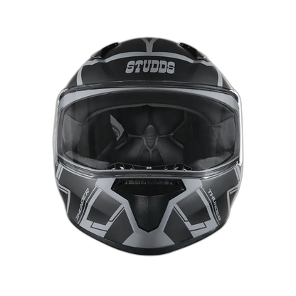 STUDDS Thunder D3 Matt Grey N9 Full Face Helmet