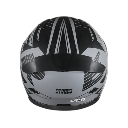STUDDS Thunder D3 Matt Grey N9 Full Face Helmet